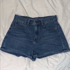 American Eagle High Waisted Jean Shorts